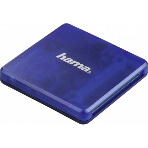 Cititor De Carduri Hama USB 2.0 SD MicroSD CF Albastru 42504436